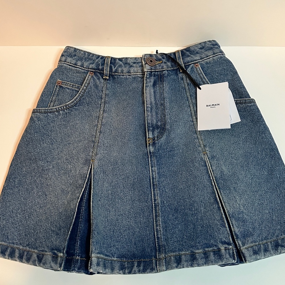 NWT BALMAIN SKIRT SIZE 36 - Picture 2 of 13